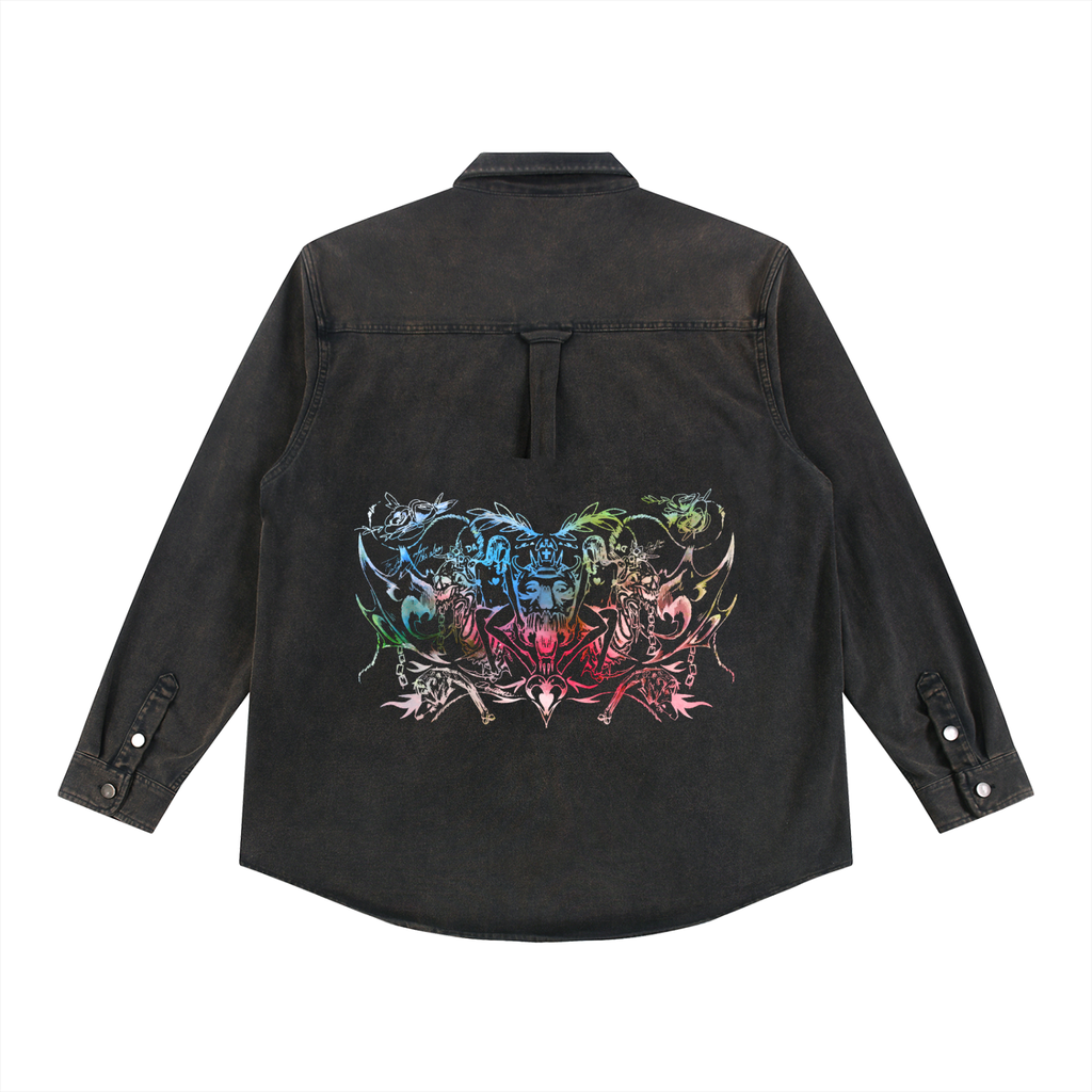 DA Believing In Love Denim Button Up