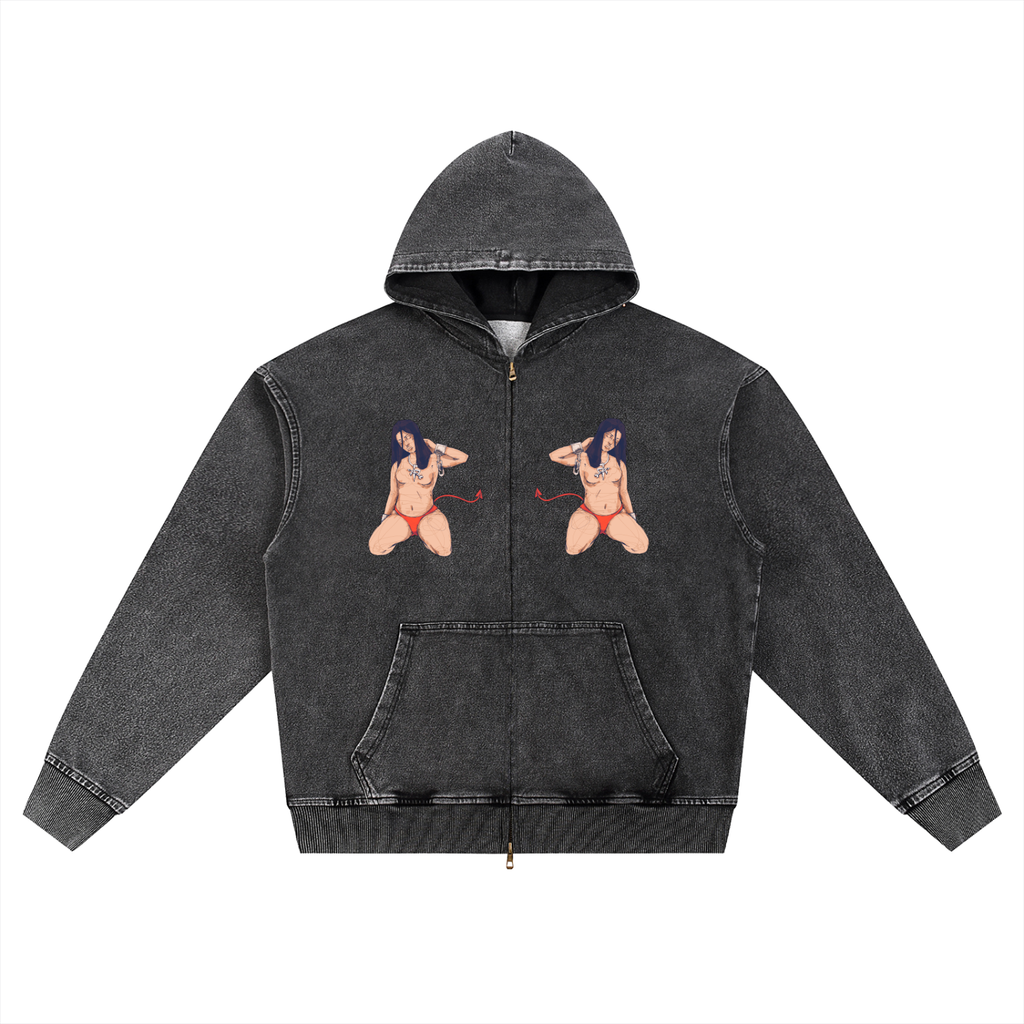 DA Evil Girls Zip Up