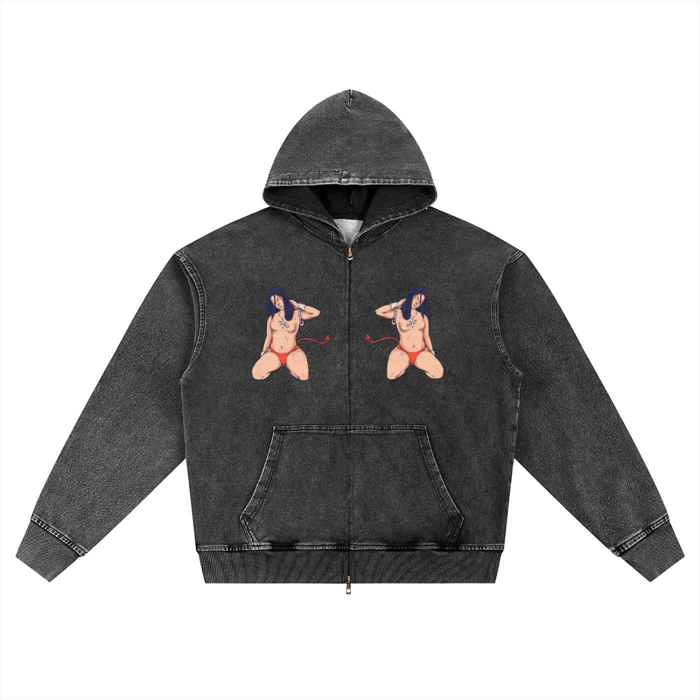 DA Evil Girls Zip Up